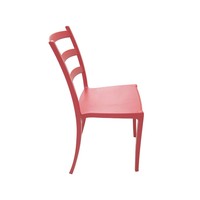 Cadeira Fibra De Vidro Para Cozinha Tramontina Nádia Vermelha