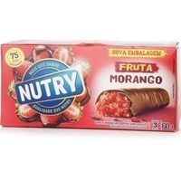 Suplemento Nutry Barra Fruta Morango com Chocolate 3 Unidades