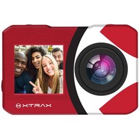 Câmera Digital Xtrax Selfie 16MP Wi-Fi 4K Vermelha
