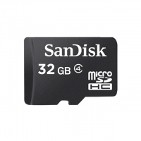 Cartão de Memória Sandisk Micro SD Classe 4 + Adaptador 32GB