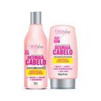 Kit Desmaia Cabelo Forever Liss Shampoo 500ml E Condicionador Ultra Hidratante 300g