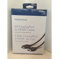 Cabo DisplayPort/HDMI Insignia 1,8 m (NS-PD06502-C)