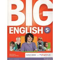 Big English 5 british Student's Book + My English Lab - Pearson