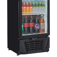 Refrigerador de Bebidas Vertical Gelopar GPTU-40 Frost Free 414 Litros Preto 110V
