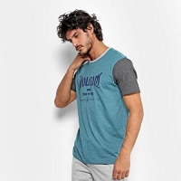 Camiseta Volcom Esp Ox Fur Masculina - Azul - M