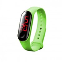 Relógio Digital Feminino Bracelete Led Prova D'Agua - Verde