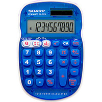 Calculadora com Tabuada e Exercícios Matemáticos Sharp Azul