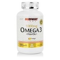 Suplemento Midway Omega 3 Fish Oil 1000mg 120 Cápsulas