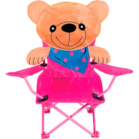Cadeira Dobrável Infantil Mor Ursinho Pink