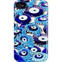 Case Apple iPhone 4/4S Policarbonato Olho Grego Azul - Custom4U