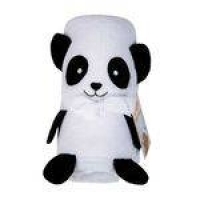 Manta Fleece Bebê Lepper Bordado Bichinhos Panda