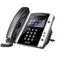 Telefone Polycom IP VVX 600 com Bluetooth e HD Voice (poe)