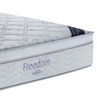 Colchão Queen Ortobom Freedom com Pillow Top e Molas Pocket Branco 32x158x198cm