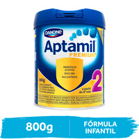 Aptamil Premium+ 2 800g Fórmula Infantil de Seguimento para Lactentes com Proteínas Lácteas a Partir de 6 Meses