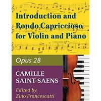 Saint-Saens, Camille - Introduction and Rondo Capriccioso, Op 28 - Violin and Piano