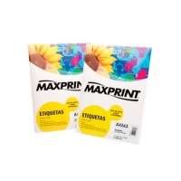 Etiqueta Para Impressora A Laser Com 100 Folhas 212 7x138 11 493359 Maxprint