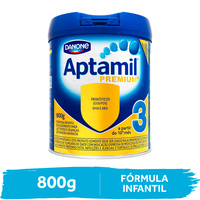 Aptamil Premium+ 3 800g Fórmula Infantil de Seguimento para Lactentes com Proteínas Lácteas a Partir de 10 Meses com 800g
