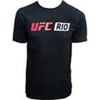 T-Shirt Manga Curta Gola Careca - Preto - UFC RIO
