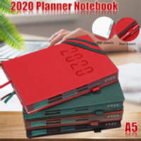 A5 Notebook 2020 Bloco de Notas Escola Papelaria Diário Organizador Recarga Agenda Agenda executivo Couro Escritório Notebook