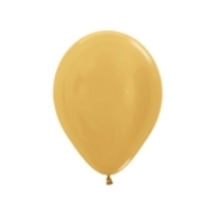 Balão Latex Metal Dourado Decorativo Festa R5 Pacote 50un
