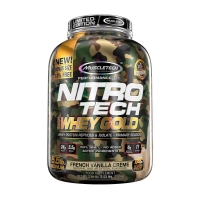 NITRO TECH 100% WHEY GOLD CAMUFLADO (5.5lbs) - Baunilha Cream - Muscletech