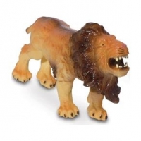 Figura De Animal Bicho Mundi Animais Da Selva Leão 12cm DTC
