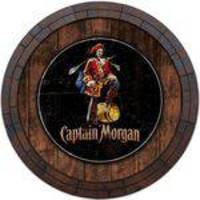 Quadro Tampa De Barril Vintage Cerveja Whisky Captain Morgan