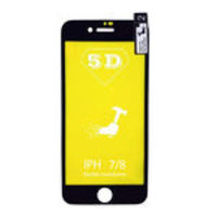 Película 5d Nano Gel Proteção Para Iphone 7 E 8 Celular Smartphone Preto