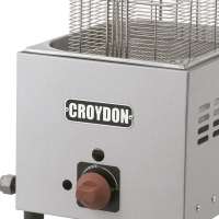 Fritadeira Industrial à Gás Croydon F1bg Com Alça 4 5 Litros