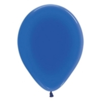 Balão Para Festa Liso Cristal Latex Azul R5 Pacote com 50un