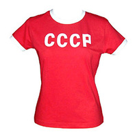 Camisa Liga Retrô CCCP Feminina Vermelha