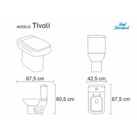 Assento Sanitário Pontto Lavabo Premium Ebony Tivoli