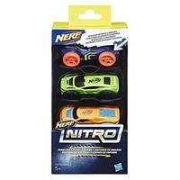 Refil Nerf Nitro com 03 Carrinhos de Espuma - C0775 Hasbro