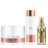 Wella Professionals Fusion + Oil Reflections Kit - Máscara + Shampoo + Óleo