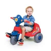 Carrinho Infantil Velocita Com Aro Protetor Vermelho Azul 958 Calesita