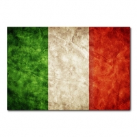 Allodi Placa Decorativa - Bandeira Itália - 0308plmk