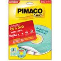 Etiqueta Cd Pimaco Cd10az - 10 Folhas - Ø 115 Mm