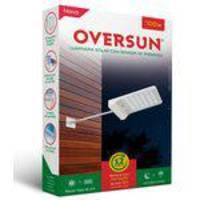 Luminária Refletor Solar 100w Oversun Poste Sensor Potente Original Luz Led