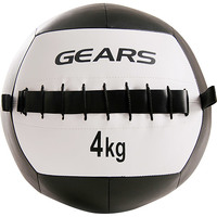Wall Ball Gears 4 kg Preto e Branco