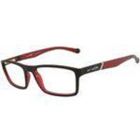 Armação Oculos Grau Arnette An7088l 2299 - Preto Vermelho Fosco