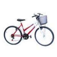 Bicicleta aro 24 onix fem 18m convencional verm