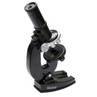 Kit Telescópio e Microscópio Vivitar VIVTELMIC20 Preto e Prata