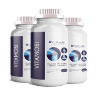 Kit 3 Potes - Vitamobi - Colágeno Ucii, Vitamina D E Ômega 3