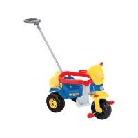 Triciclo Infantil Magic Toys Bichos 3514 Haste Removível Colorido