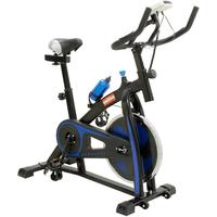 Bicicleta Ergométrica Spinning 8kg com Monitor Preto e Azul