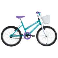 Bicicleta Track & Bikes Cindy Aro 20 Quadro de Aço Freio V-Brake Azul e Roxo
