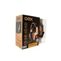 Headset Para Games Oex Hs401 Eagle Preto e Laranja