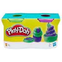 Play Doh Massinha 2 Potes Verde E Roxo B8521 - Hasbro