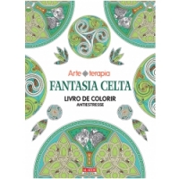 Fantasia Celta, Arte Terapia, Livro de Colorir Antiestresse