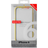 Capa Bumper para iPhone 6 Puro Película Protetora Verde
